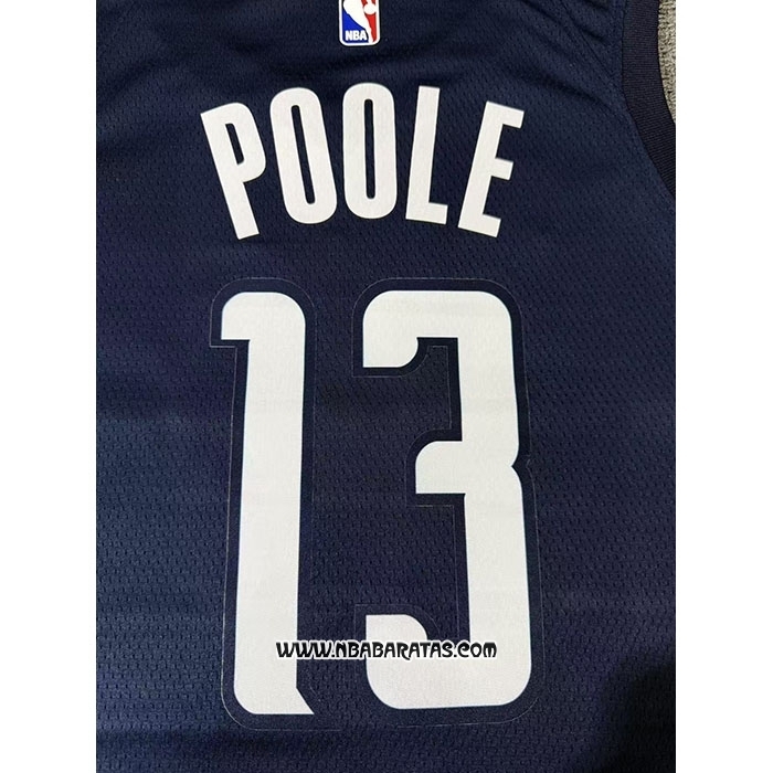 Camiseta Washington Wizards Jordan Poole #13 Statement 2024-25 Azul